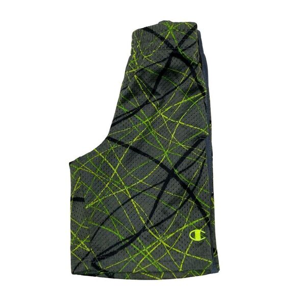 Boys Champion Green, Grey and Black Graphic Print Shorts Size 5 - Picture 5 of 9